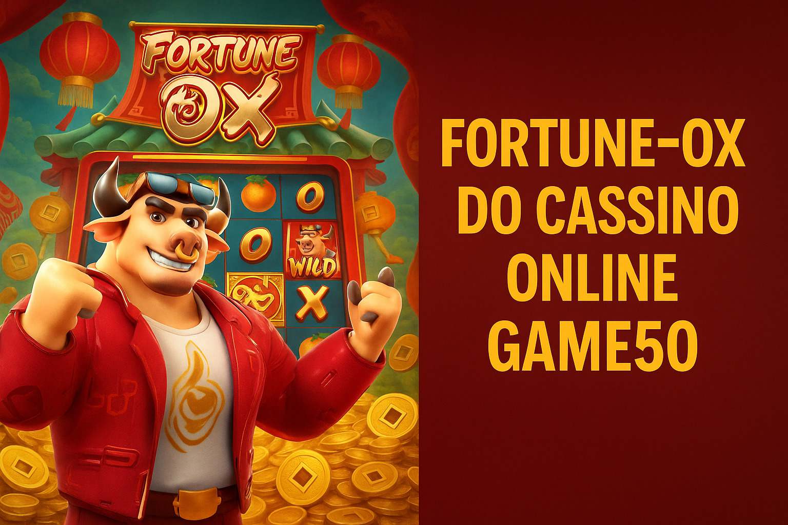Fortune Ox no GAME50 - Aposte Agora e Reivindique Seus Ganhos