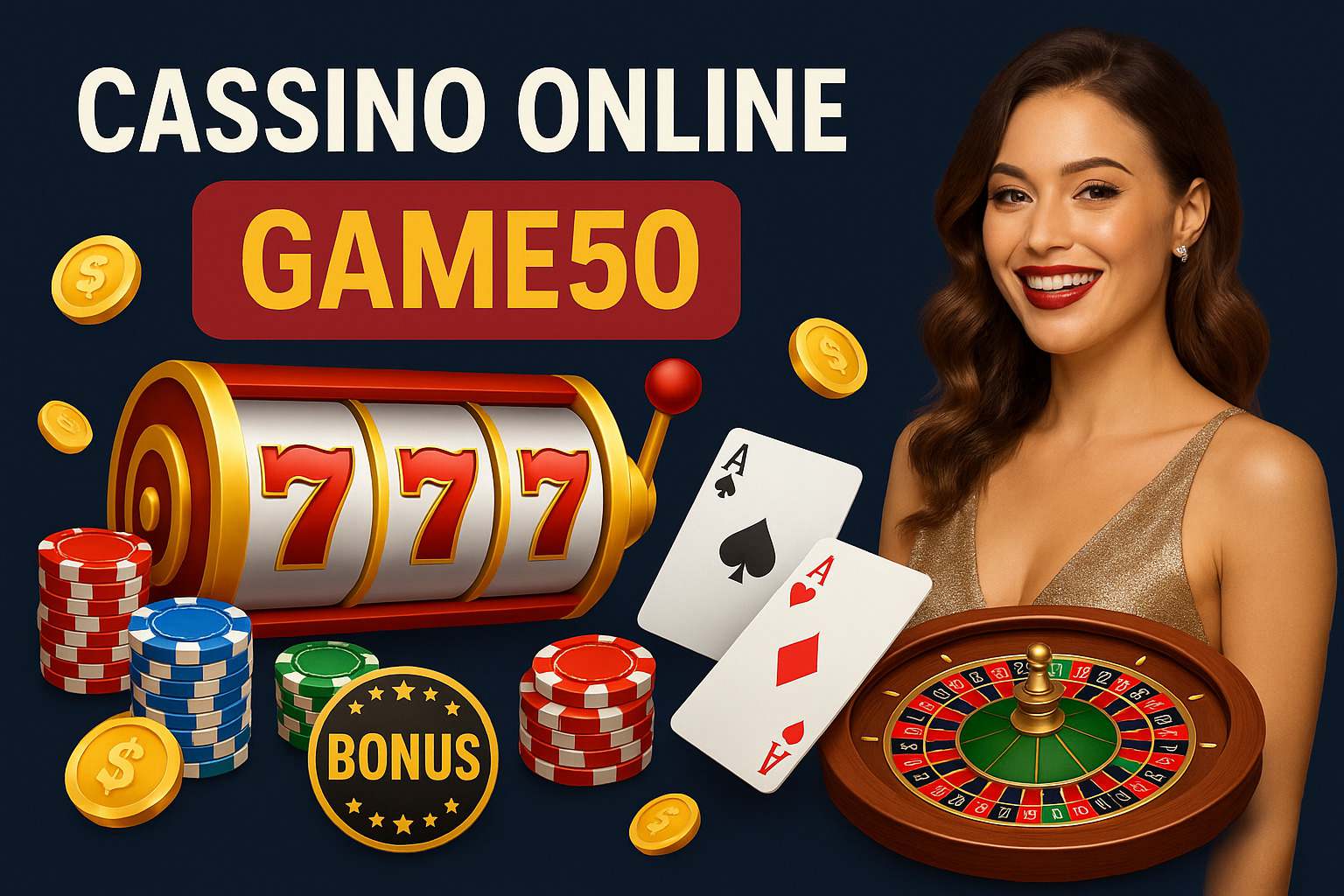 Jogos de cassino online GAME50